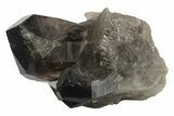 Dark Smoky Quartz Crystal Cluster - Brazil #234070-1